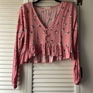 Floral Flowy Crop Top